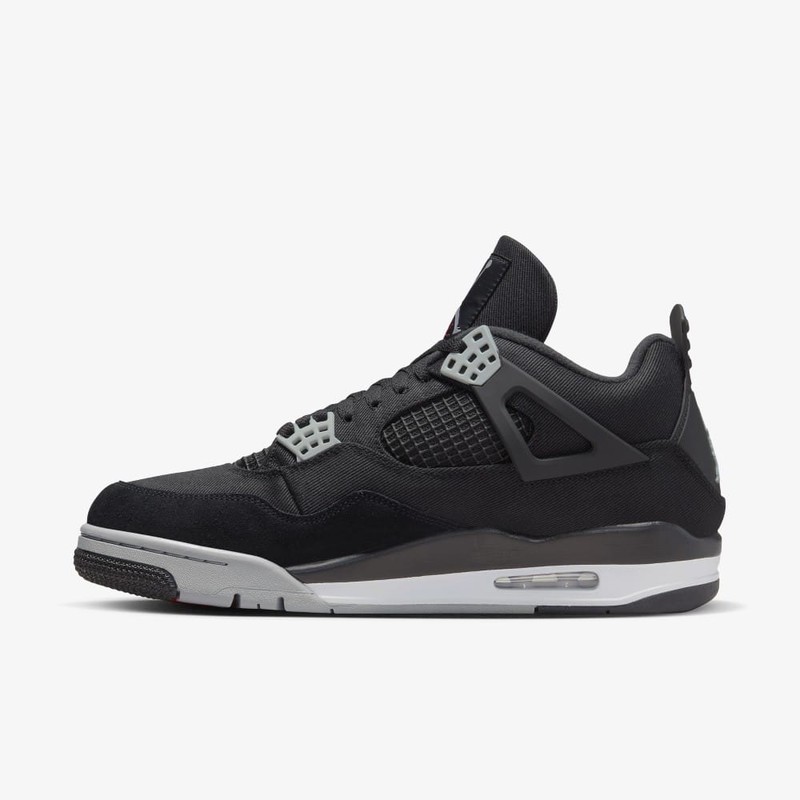 Air Jordan 4 Black Canvas DH7138 006 Grailify